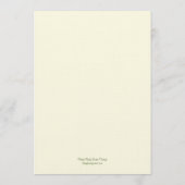 Willow Tree Weddenmenu Card Menu (Achterkant)