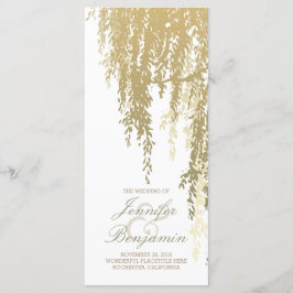 Willow Tree Wedding Programma's