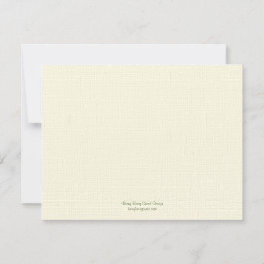 Willow Tree Wedding RSVP / Respaart (Achterkant)