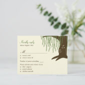 Willow Tree Wedding RSVP / Respaart Kaartje (Staand voorkant)