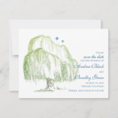 Willow Tree Wedding Save the Date Notice (Voorkant)