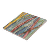 Willow Trees Creekside Autumn Waterverf Tegeltje (Zijkant)