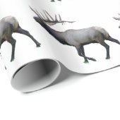 Willow Wapiti elk Cadeaupapier (Rol Hoek)