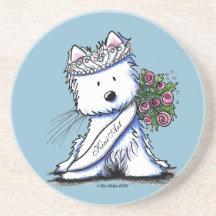 Willow Westie Terrier Onderzetter
