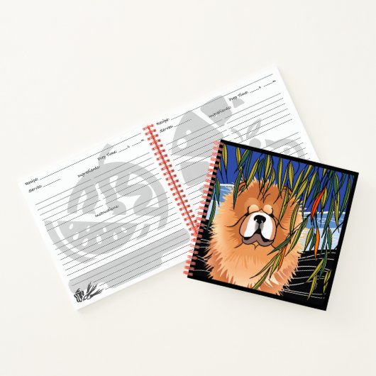 WILLOW WIND - Chowtime recipe book - hard of zacht Notitieboek (Binnen)