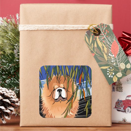 WILLOW WIND - stickers met Chow (Feestdagen)