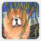 WILLOW WIND - stickers met Chow (Voorkant)