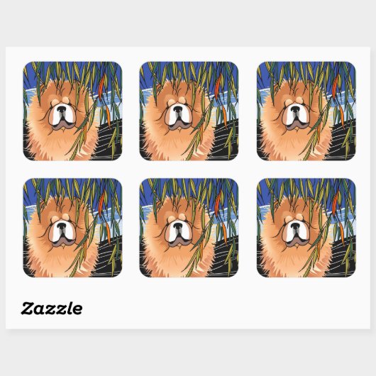 WILLOW WIND - stickers met Chow (Vel)