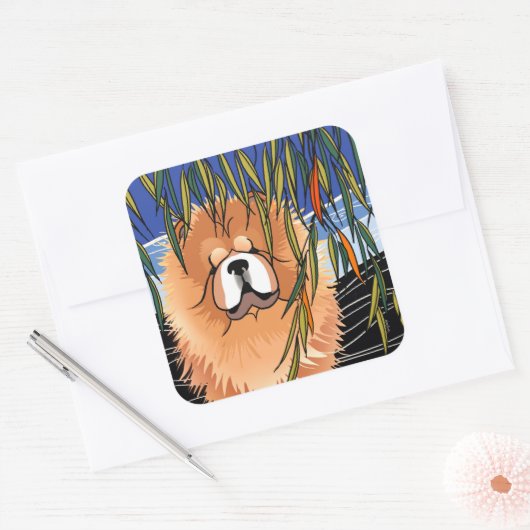 WILLOW WIND - stickers met Chow (Envelop)
