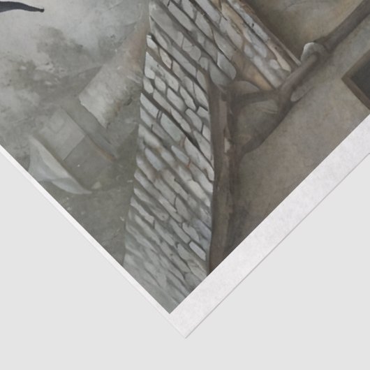 Willow Witch1 recht tegenover Tissue Paper Tissuepapier (Detail)