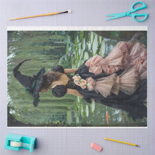 Willow Witch Links tegenover Weefselpapier Tissuepapier (Craft)