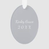 Willow Wreath Persoonlijke kerstversiering Ornament (achterkant)