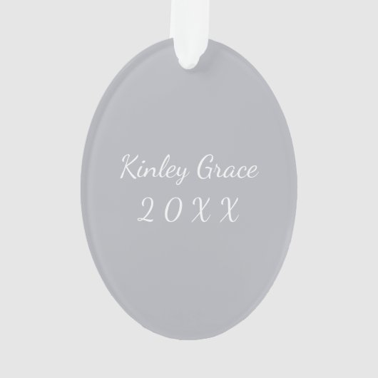 Willow Wreath Persoonlijke kerstversiering Ornament (achterkant)