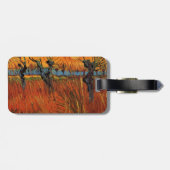 Willows at Sunset by Vincent van Gogh Bagagelabel (Achterkant horizontaal)