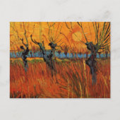 Willows at Sunset by Vincent van Gogh Briefkaart (Voorkant)