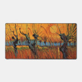 Willows at Sunset by Vincent van Gogh Bureaumat (Voorkant)