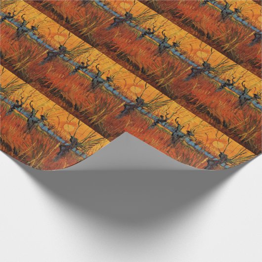 Willows at Sunset by Vincent van Gogh Cadeaupapier (Hoek)