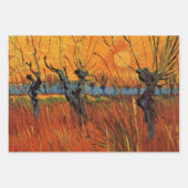 Willows at Sunset by Vincent van Gogh Inpakpapier Vel (Voorkant 3)
