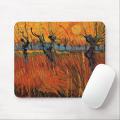 Willows at Sunset by Vincent van Gogh Muismat (Met muis)