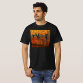 Willows at Sunset by Vincent van Gogh T-shirt (Voorkant volledig)