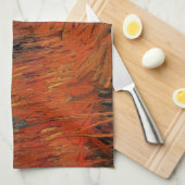 Willows at Sunset by Vincent van Gogh Theedoek (Quarter Fold)