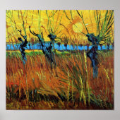 Willows at Sunset (F572) Van Gogh Fine Art Poster (Voorkant)
