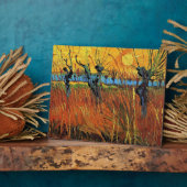 Willows at Sunset, Vincent van Gogh Fotoplaat (Zijkant)