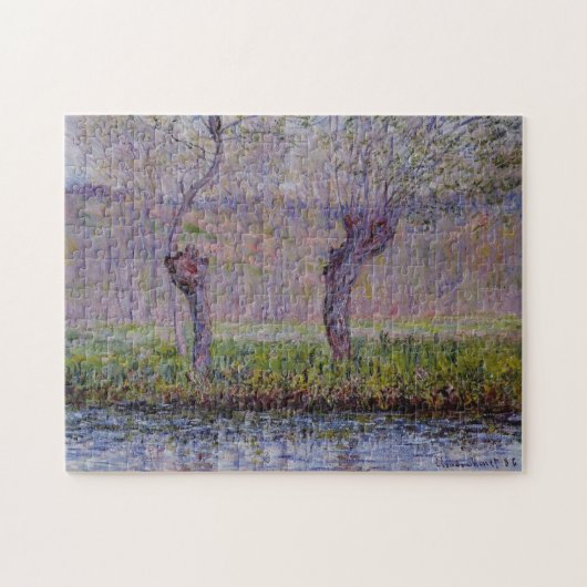 Willows in Springtime Monet Fine Art Legpuzzel (Horizontaal)