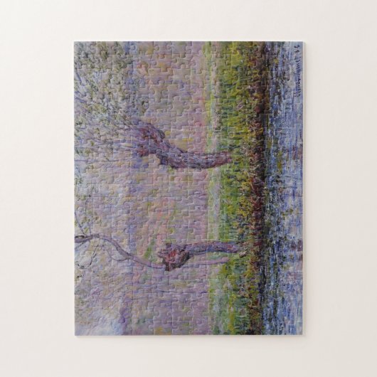 Willows in Springtime Monet Fine Art Legpuzzel (Verticaal)