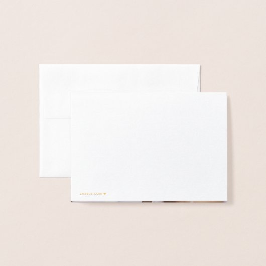 Willows krans bruiloft dank u echte gouden folie folie kaarten (Met envelop)