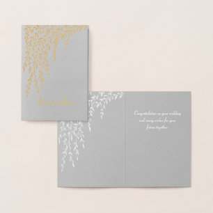 Willows Mini Wedding Card Folie Kaarten