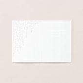 Willows Mini Wedding Card Folie Kaarten (Binnen)