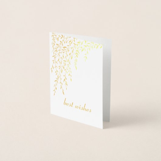 Willows Mini Wedding Card Folie Kaarten (Voorkant)