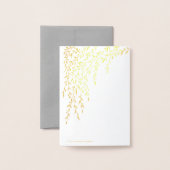 Willows Mini Wedding Card Folie Kaarten (Met envelop)