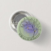 Willows & Moon Logo Pinback Button (Voorkant /achterkant)