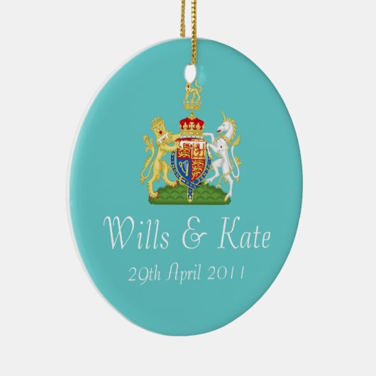 Wills and Kate Royal Wedding Keepomwille Ornament (Rechts)