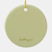 Wills and Kate Royal Wedding Keepomwille Ornament (Achterkant)