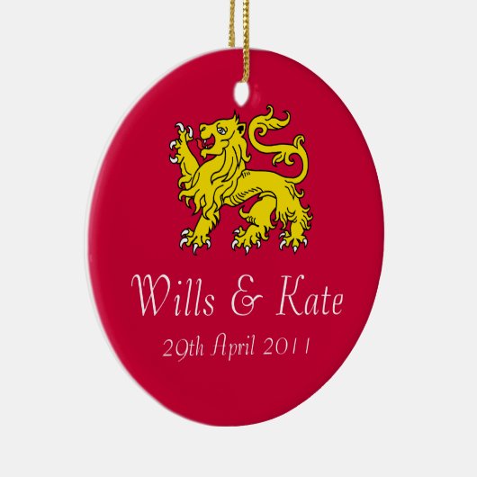 Wills and Kate Royal Wedding Ornament (Rechts)