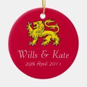 Wills and Kate Royal Wedding Ornament (Voorkant)