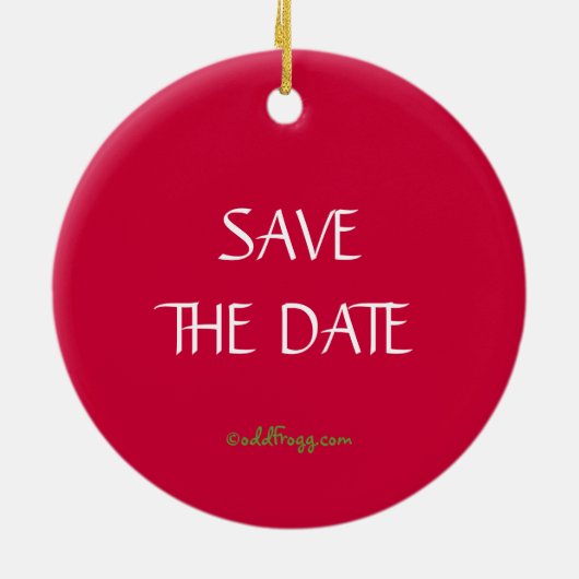 Wills and Kate Royal Wedding Ornament (Achterkant)