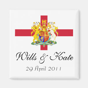 Wills en Kate Royal Wedding Keepsake Magnet