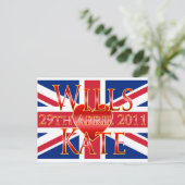 Wills & Kate Briefkaart (Staand voorkant)