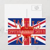 Wills & Kate Briefkaart (Voorkant / Achterkant)