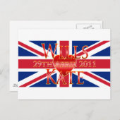 Wills & Kate Briefkaart (Voorkant / Achterkant)