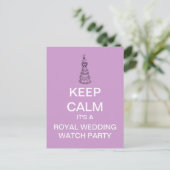 Wills & Kate Royal Wedding Postcard Briefkaart (Staand voorkant)