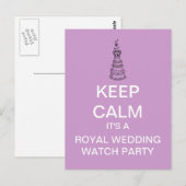 Wills & Kate Royal Wedding Postcard Briefkaart (Voorkant / Achterkant)