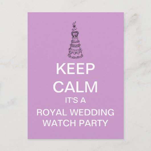 Wills & Kate Royal Wedding Postcard Briefkaart (Voorkant)