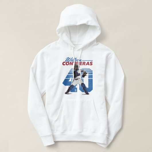 Willson Contreras Retro Hoodie (Design voorkant)