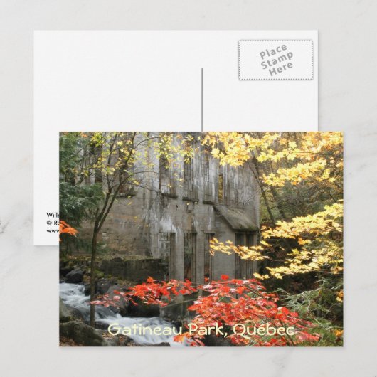 Willson's Ruins, Quebec. Briefkaart (Voorkant / Achterkant)