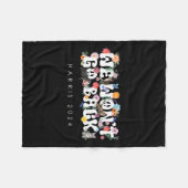 Will't Go Back Harris 2024 President Verkiezingen  Fleece Deken (Voorkant (Horizontaal))